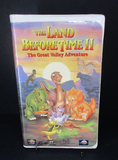 The Land Before Time Ii The Great Valley Adventure Vhs 1994 Etsy Uk