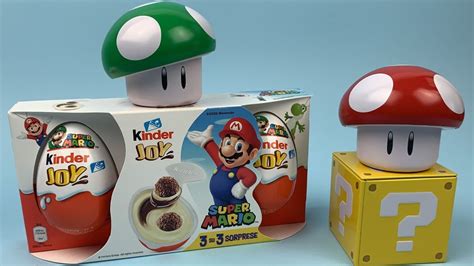 3 X Kinder Joy Super Mario Eggs Pack 🥚kinder Joy Surprise Super Mario