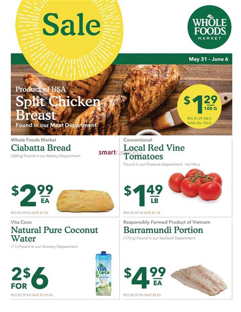 Whole Foods Market On Flyer May 31 To June 6