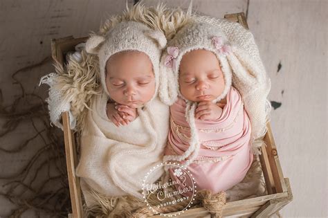 Twins Newborn Photography Cleveland Ohio