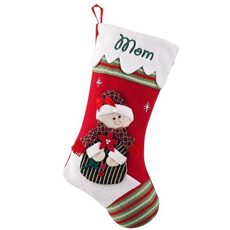 Winter Wonderland Stocking Mrs Claus Personalized Stockings Personal
