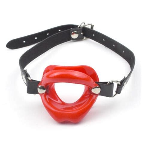 Silicone Mouth Gag Lips Wstrap O Ring Open Lip Ball Costume T Zz