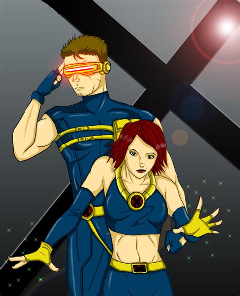 X Men Cyclops And Marvel Girl By Kumoriha On Deviantart