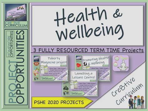 Health And Wellbeing Projects Project Based Learning Reading Learning