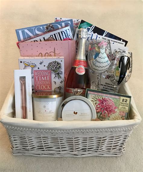Whether a family member or friend is getting married, a wedding gift is an important way to show your appreciation and celebrate the couple. I made this engagement basket for a friend ️ | Engagement ...