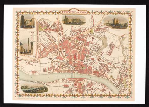 See A Selection Of Fabulous Old Maps Of Newcastle From A New Book