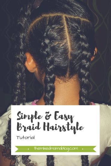 Two simple braids can be styled to perfection with this unbelievably simple trick. Simple and Easy Braid Hairstyle Tutorial: Multiracial ...