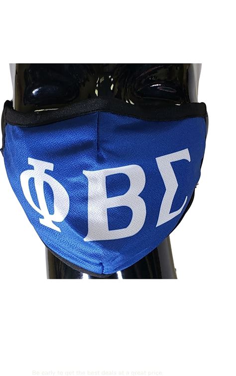 Buffalo Dallas Phi Beta Sigma Letters Face Mask Blue Product