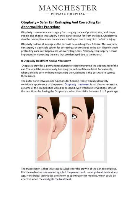 Ppt Otoplasty Safer Ear Reshaping And Correcting Ear Abnormalities