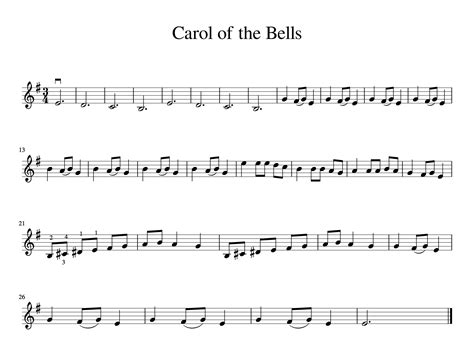 Christmas Carol Violin Sheet Music Pdf 2023 Latest Perfect Popular