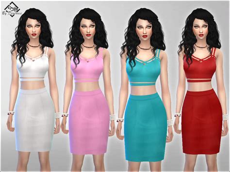 Crop Dress Chic The Sims 4 Catalog