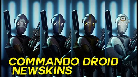 New Droid Commando Skins Showcase Star Wars Battlefront 2 Youtube