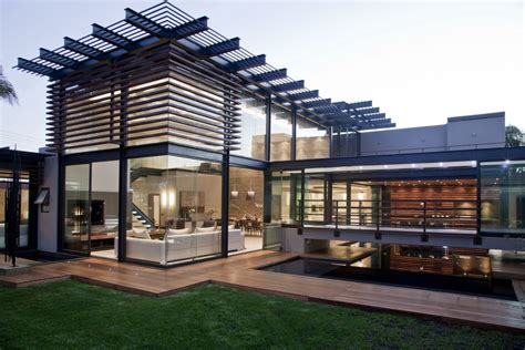 Beautiful modern terrace lounge with pergola at. 35 Modern Villa Design That Will Amaze You - The WoW Style