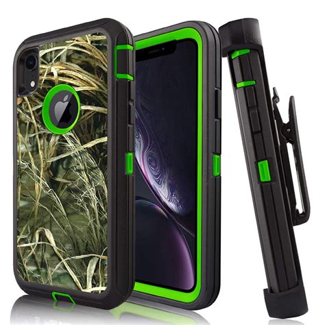 For Apple Iphone Xr Heavy Duty Defender Armor Hybrid Case Cover With