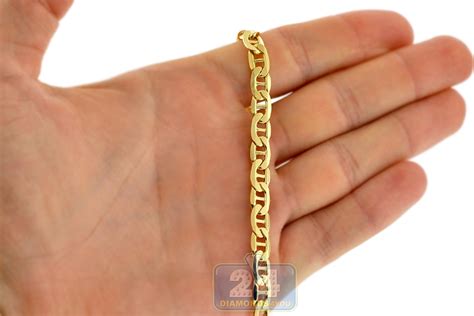 Check spelling or type a new query. Italian 10K Yellow Gold Hollow Mariner Link Mens Chain 6 mm