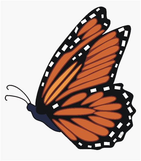 Monarch Butterfly Clipart Flying Monarch Butterfly Clipart Hd Png