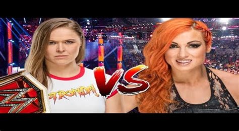 Ronda Rousey Versus Becky Lynch Announced For Survivor Series