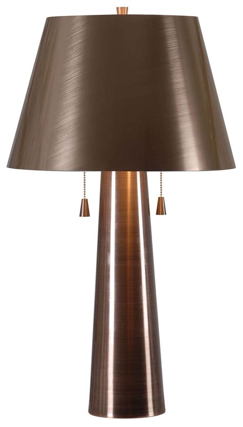 Classic copper for the kitchen or table. Biblio Antique Copper Table Lamp from Kenroy | Coleman ...