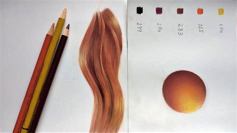 How To Draw Ginger Hair Colored Pencil Drawing Tutorial For Beginners