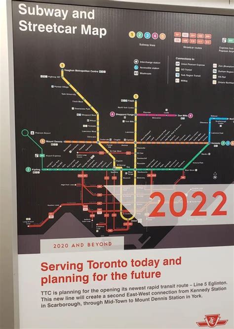 New Train Wall Map With Line 5 Eglinton Revealed By The Ttc Today Rttc