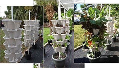 Large Vertical Gardening Stackable Planters By Mr Stacky Grow More