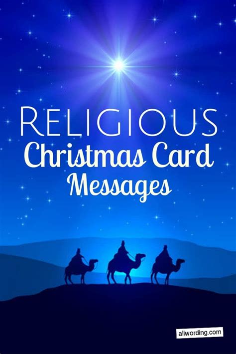 25 Religious Christmas Card Messages