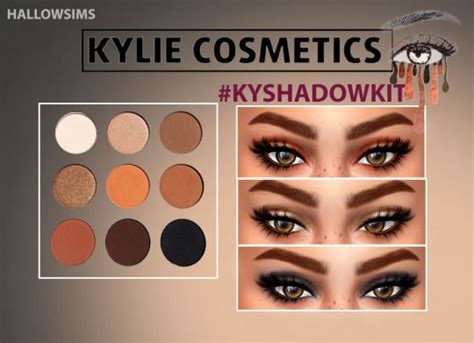 Hallowsimss Kyshadowkit On Spired By Kylie Cosmetics Sims