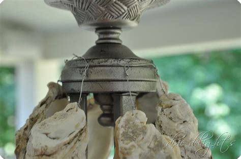 Tip junkie promotes creative women through their products, services, and crafty diy tutorials. Oyster Shell Chandelier {Porch Projects} | Shell ...