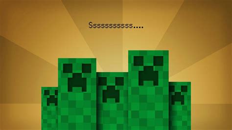 Download Many Minecraft Creepers Wallpaper