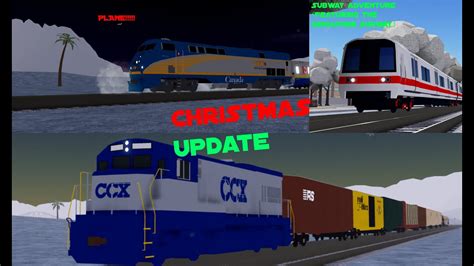 Christmas Update Rails Unlimited Roblox Youtube