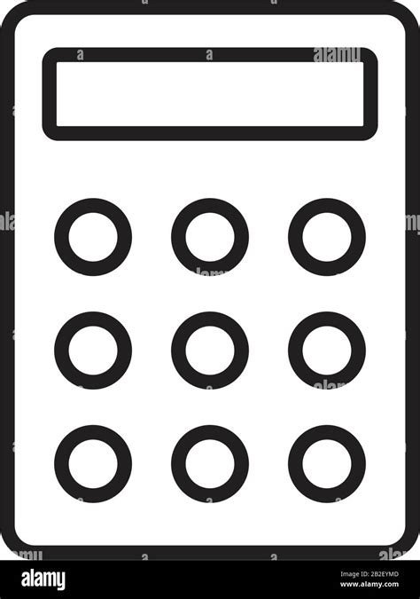 Calculator Icon Template Black Color Editable Calculator Icon Symbol