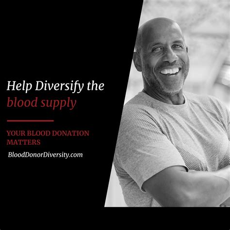 Help Diversify The Blood Supplyyour Blood Donation Matters Blood