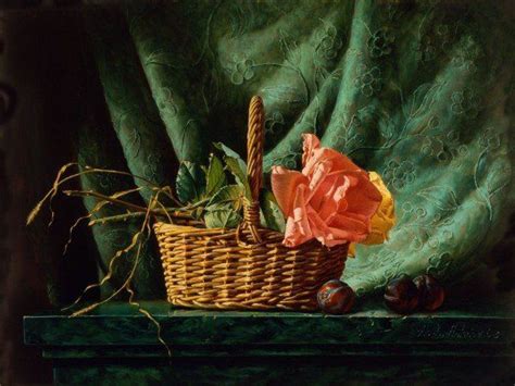 Alexei Antonov 1957 Surrealist Still Life Painter Flower