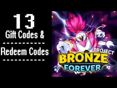 Project Brick Bronze Forever Codes Update Redeem Codes Gift Codes