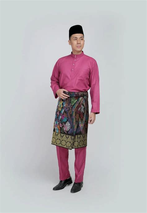 Baju Melayu Johor Tradisional Baju Melayu Cekak Musang Cirgaro