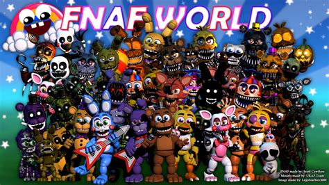 Fnaf World Teaser Poster Redesigned By Legofnafboy2000 On Deviantart