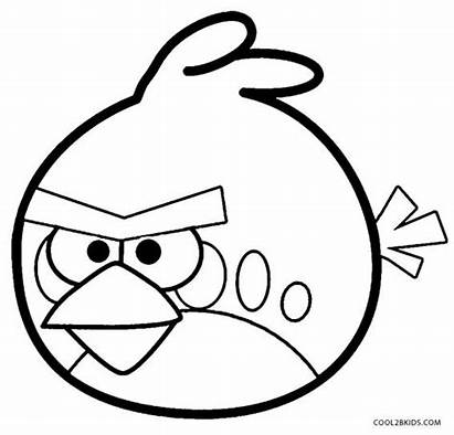 Angry Birds Coloring Pages Bird Draw Printable