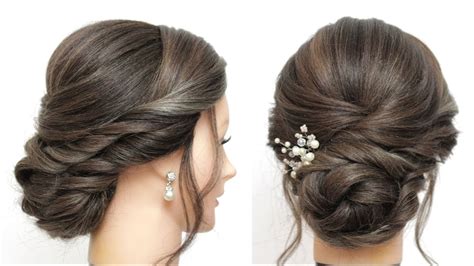 Wedding Updo Bridal Prom Hairstyles For Long Hair Tutorial Now And