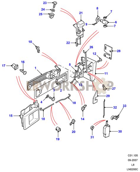 Car door lock actuator safe lock mechanism car bin lock for iveco 504125466. Front Door Latch Mechanism - Find Land Rover parts at LR ...