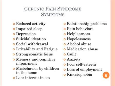 Ppt Chronic Pain Syndrome And Interdisciplinary Evidence Based