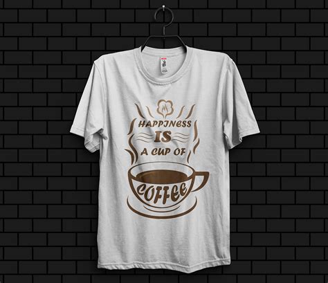 Coffee T Shirt Design With Awesome Mock Up On Behance