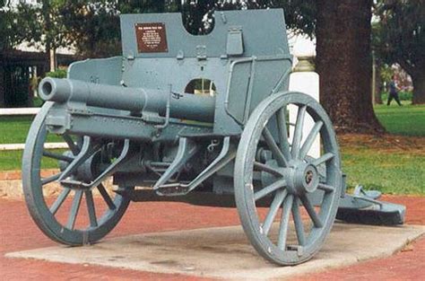 Relocation And Renovation Of World War 1 Artillery Gun