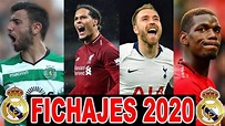 Todos los posibles Fichajes del Real Madrid en el 2020 - 2021 - YouTube