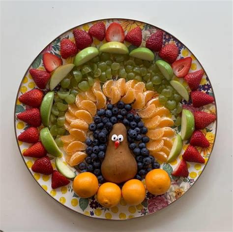 School Thanksgiving Party Fruit Platter Fruit Platter Thanksgiving