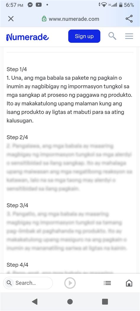 Solved Numerade Sign Up Step Una Ang Mga Babala Sa Pakete Ng