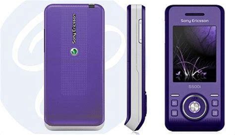 Sony Ericsson S500i Ice Purple