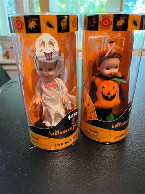 2000 Mattel Halloween Party Jenny Pumpkin And Kayla Ghost New