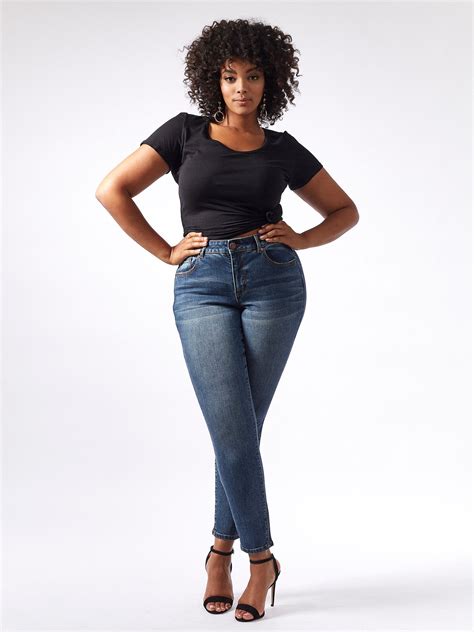 Lycra® Beauty Plus Size Skinny Jeans In Dark Wash Details Our Bestselling Customer Favorite
