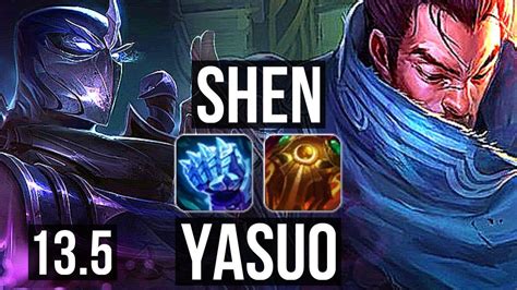 Shen Vs Yasuo Top 39m Mastery 1000 Games 4317 Kr Challenger