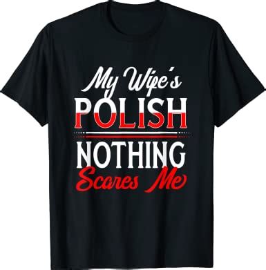 Mens Polish Wife Poland Husband Anniversary Wedding Gift T Shirt